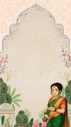 Tiny Blessings — Baby Shower Invitation template preview