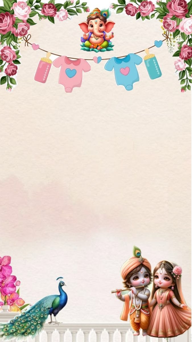 Little Miracle — Baby Shower Invitation template preview
