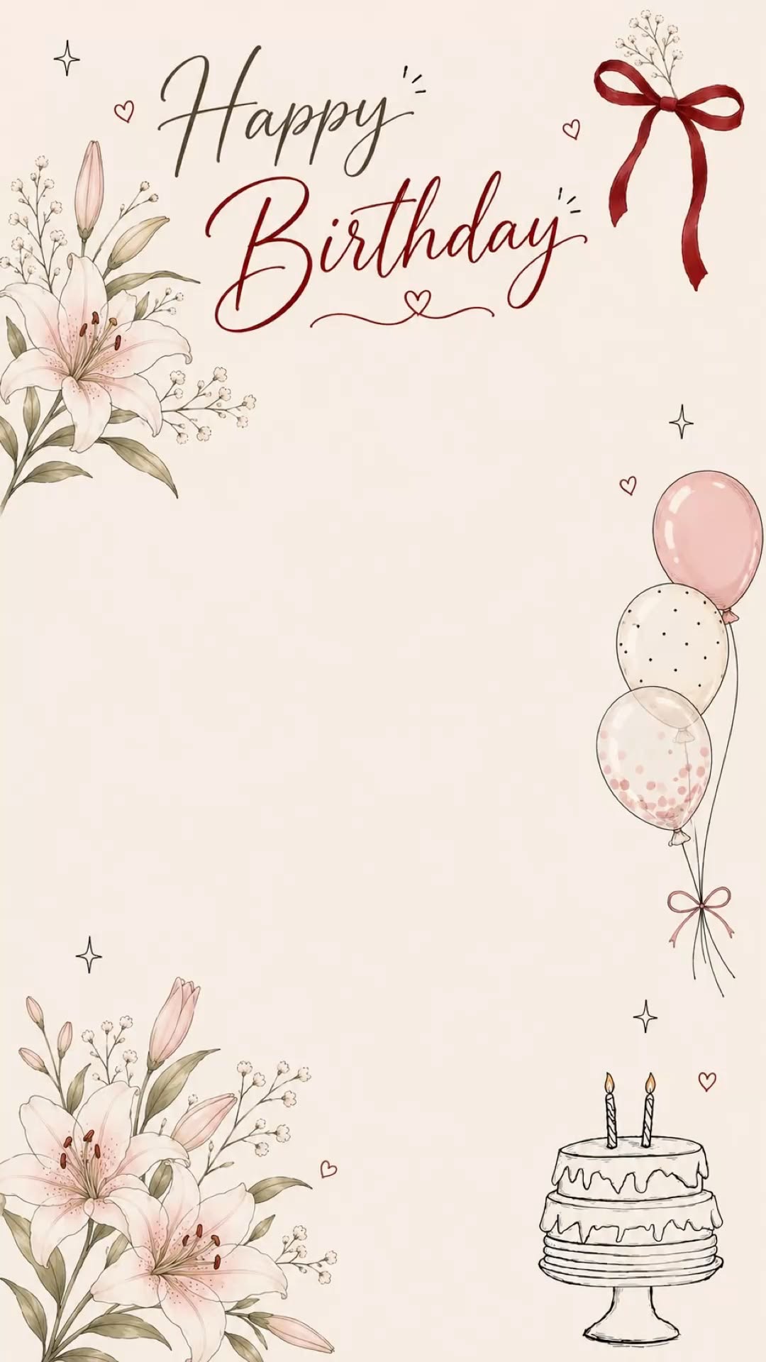 Sweet Celebration — Birthday Invitation template preview