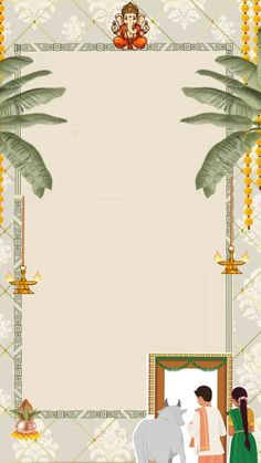 Sacred Green Welcome — House Warming Invitation template preview