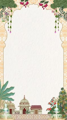 Temple Gold Shubharambh — House Warming Invitation template preview