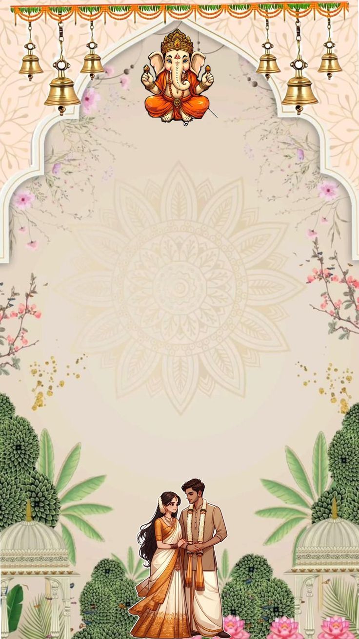 Shubh Vivah Wedding Invitation Card - लग्न पत्रिका — Wedding Invitation template preview