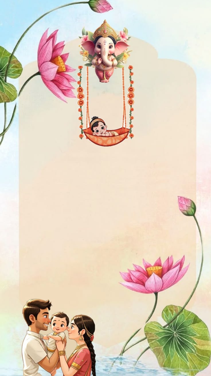 Naming Ceremony Radiant — Naming Ceremony Invitation template preview