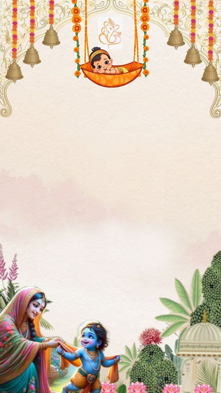 Naming Ceremony Elegance — Naming Ceremony Invitation template preview